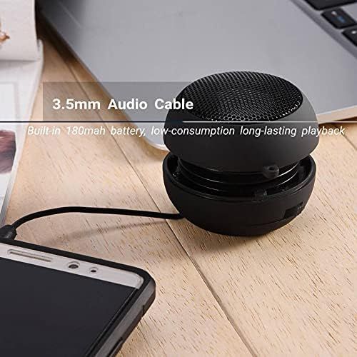  [아마존베스트]Garsent Mini Speaker, Portable Bluetooth Music Speaker with 3.5 mm Audio Jack Built-in 180 mAh Battery for iPod, Mobile Phone, PC, MP3, MP4, MP5