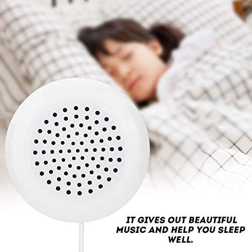  [아마존베스트]Garsent Mini Portable Speaker, 3.5mm HiFi Mini Speaker with Jack Plug Travel Sleep Stereo Sound Speaker for MP3 MP4 CD Player Mobile Phone (White)