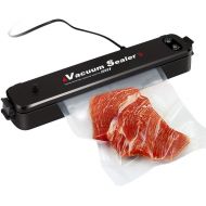 Garwarm Vacuum Sealer Automatic Food Sealer Machine with 15 Heat Seal Bags Vacuum Sealer System for Food Preservation, Black