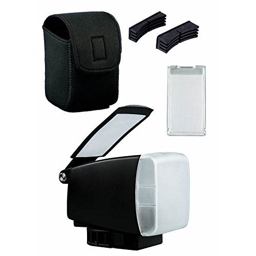  BounceLite Solo Flash Modifier and Speedlite DiffuserSoftbox with Reflective White Card and Quick Changing Filter System