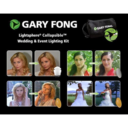  Gary Fong Wedding Event Flash Modifying Kit (WhiteGrayAmber)