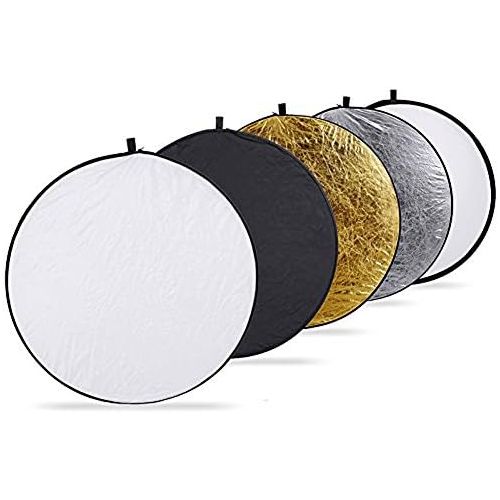 Gary Fong Fashion and Commercial Lighting Flash Modifying Kit With Neewer 110CM 43-Inch 5-in-1 Collapsible Multi-Disc Light Reflector, Silver, Gold,White, Black, & Translucent in C