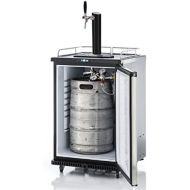 [아마존베스트]Gastrobedarf Westerbarkey Barrel Beer Fridge 50 L Barrels with Black Column, Keg, Clock, Hoses & Co²
