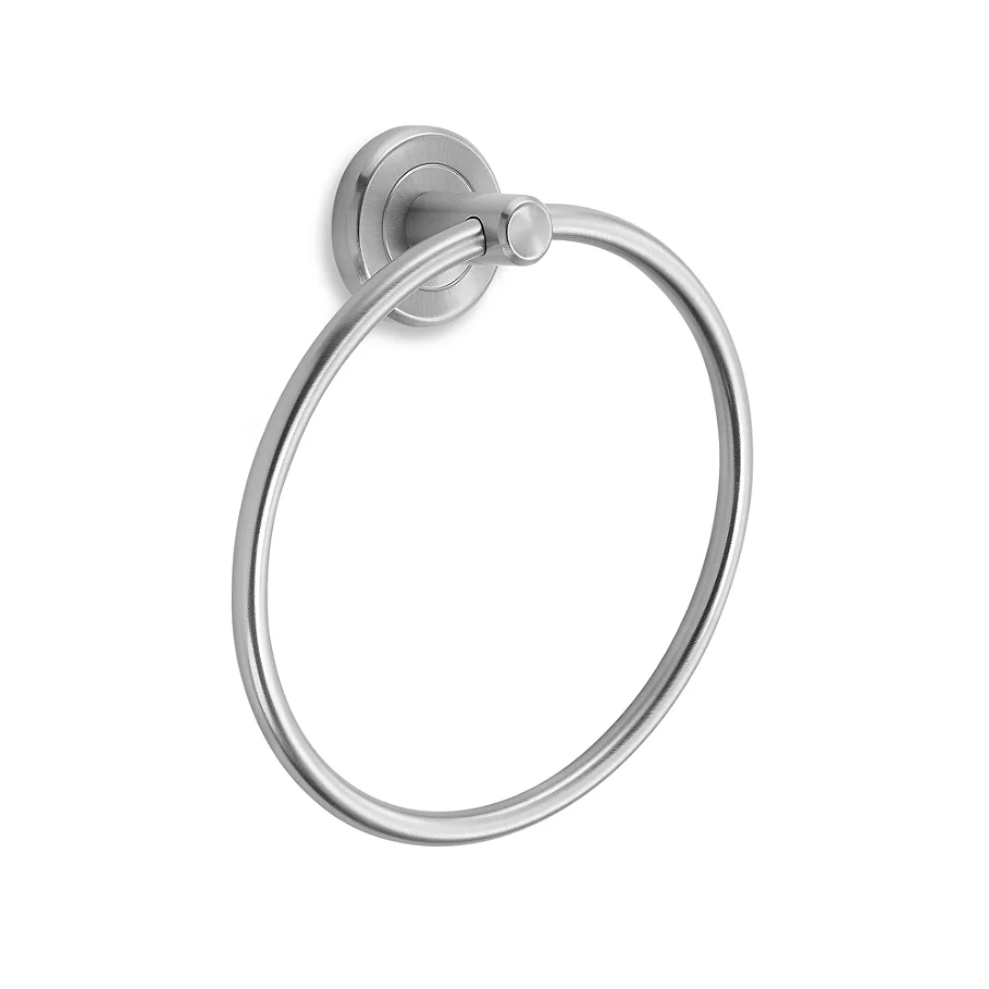  Gatco Latitude II Towel Ring in Satin Nickel