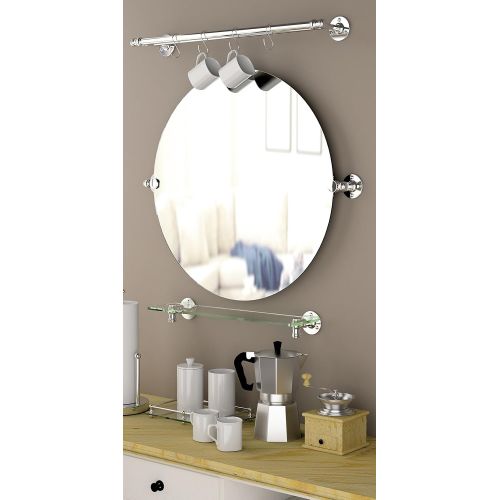  Gatco 4419F Cafe Framed Oval Mirror