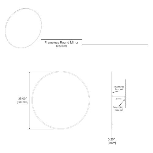  Gatco 1833 Flush Mount Framed Rectangle Mirror 25-inch, Satin Nickel