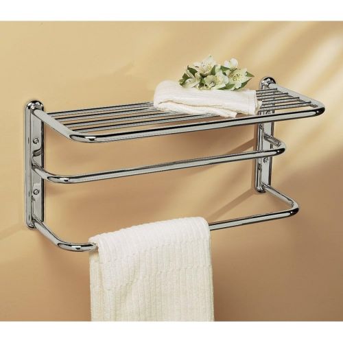  Gatco 1541 Double Towel Rack with Chrome Finish