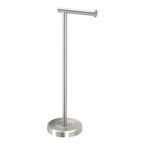  Gatco 1437SN Latitude II Standing Tissue Holder, Satin Nickel