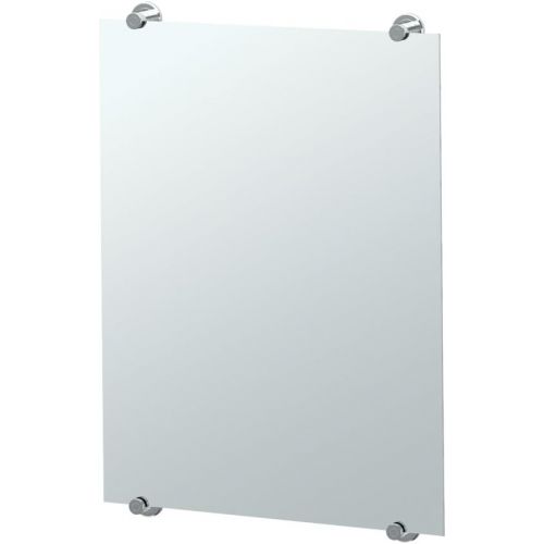  Gatco 1561 Latitude II Fixed Mounted Minimalist Mirror Chrome, 30 H x 22 W