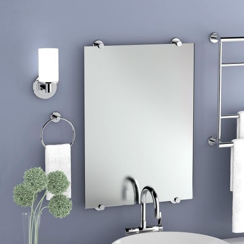  Gatco 1561 Latitude II Fixed Mounted Minimalist Mirror Chrome, 30 H x 22 W