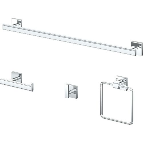  Gatco 4050 Elevate 24 Towel Bar, Chrome