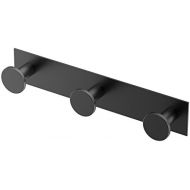 Gatco Glam All Modern Decor Rectangle Triple Hook, Matte Black