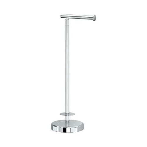  Gatco Latitude II Freestanding Toilet Paper Holder with Storage, Chrome