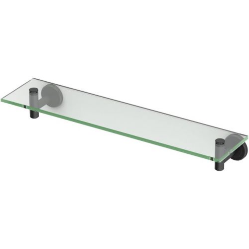  Gatco 4246MX Latitude II Glass Shelf, Matte Black