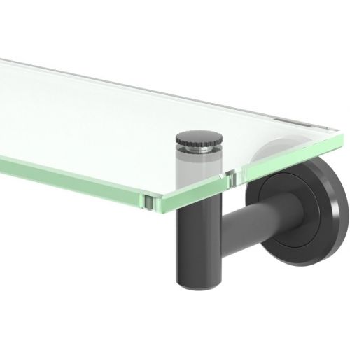  Gatco 4246MX Latitude II Glass Shelf, Matte Black