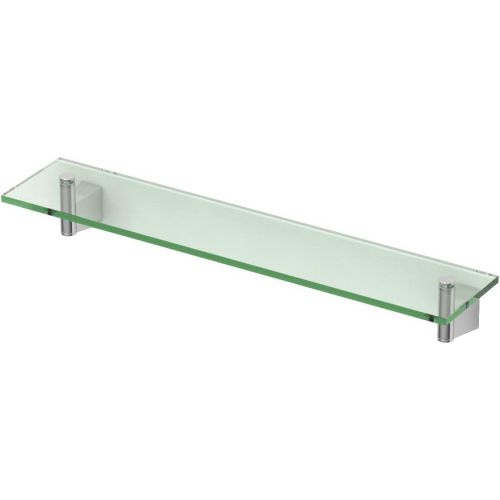  Gatco 4716 Bleu Glass Shelf, Chrome