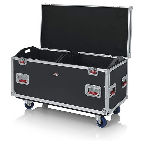  Gator Cases G-TOUR Series Equipment Storage Case / Cable Trunk with Heavy Duty Casters, Adjustable Dividers and Storage Trays, Truck Pack Size; 45