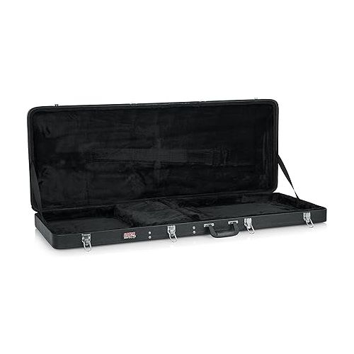  Gator Cases Hard-Shell Wood Case for Extreme Shaped Guitars; Fits Explorer, Flying V, BC Rich, & More (GWE-EXTREME)