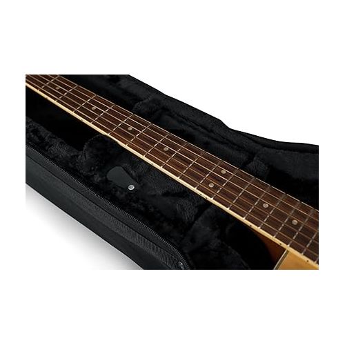  Gator Cases Lightweight Polyfoam Guitar Case for Acoustic Bass Guitars (GL-AC-BASS)