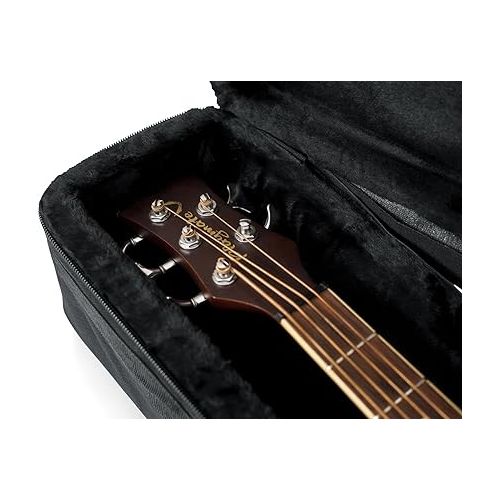  Gator Cases Lightweight Polyfoam Guitar Case for Acoustic Bass Guitars (GL-AC-BASS)
