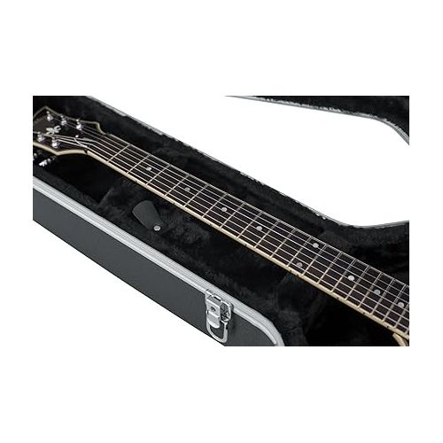  Gator Cases Deluxe ABS Molded Case for 335 Style Semi Hollow Electric Guitars (GC-335) Black