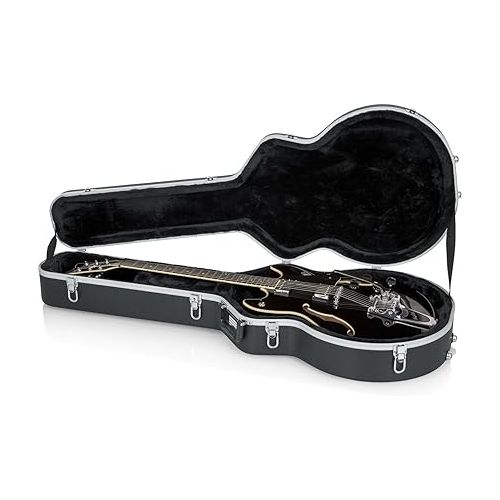  Gator Cases Deluxe ABS Molded Case for 335 Style Semi Hollow Electric Guitars (GC-335) Black