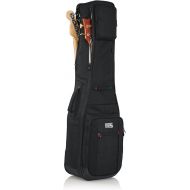 Gator Cases Pro-Go Ultimate Double Guitar Gig Bag; Holds (2) Bass Guitars (G-PG BASS 2X),Black