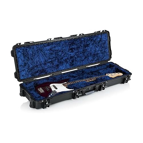  Gator Titan Series Waterproof/Dust Proof Case for Jazz and Precision Style Guitars (GWP-BASS),Black