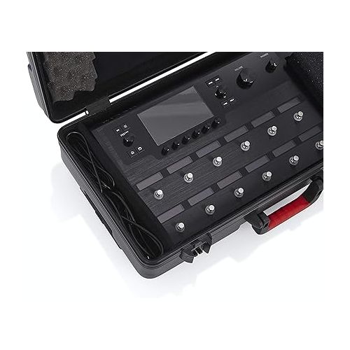  Gator Cases ATA Style Case for the Line 6 Helix Multi-FX Floor Processor with Wheels (GHELIXFLOOR)