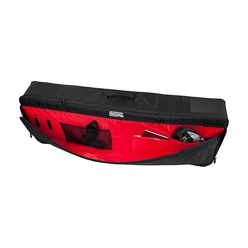  Gator Cases Pro-Go Ultimate Keyboard Gig Bag with Removable Backpack Straps; Fits 76-Note Keyboards (G-PG-76) Black