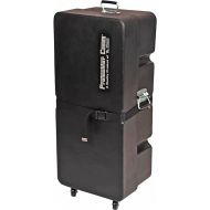Gator Cases Protechtor Series Classic Compact Drum Hardware Accessory Case Upright with (4) Wheels; 36
