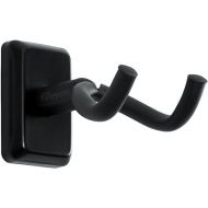 Gator Frameworks Acoustic/Electric Guitar Wall Hanger with Black Mounting Plate (GFW-GTR-HNGRBLK)