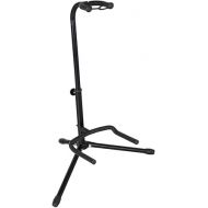 Gator Frameworks Adjustable Guitar Stand, Holds Single Electric or Acoustic Guitar (GFW-GTR-1000),Black