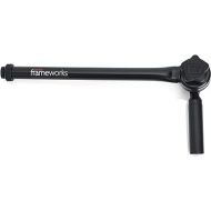 Gator Frameworks Adjustable Angled Mini Boom Arm with Interlocking Design; 9 Inch Boom Arm ( GFW-MIC-CLMPBM9 )