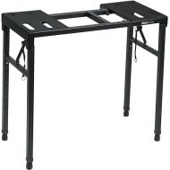 Gator Frameworks Keyboard and Audio Utility Table with Multi Point Adjustability and Built in Leveling Bubble; Min/Max Height - 26