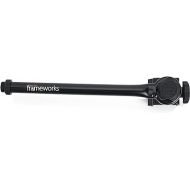 Gator Frameworks Adjustable Clamp-On Angled Mini Interlocking Design 9 Inch Boom Arm (GFW-MIC-CLMPBM9)