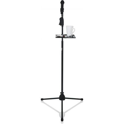  Gator FrameworksCases Microphone Stand Clamp-On Utility Surface Area with 10 Pound Weight Capacity, 9