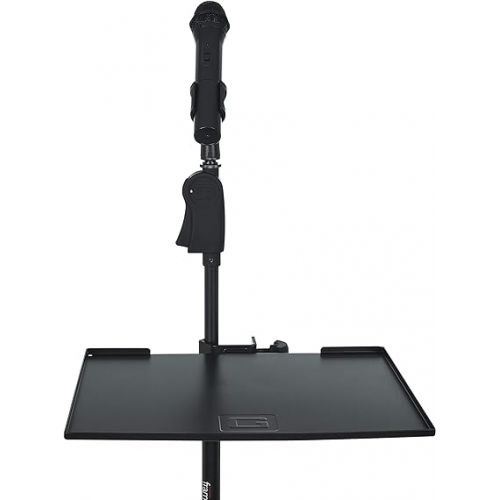  Gator FrameworksCases Microphone Stand Clamp-On Utility Shelf 15