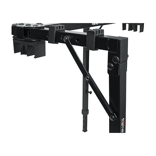  Gator Frameworks Adjustable T-Stand Folding Workstation or Keyboard Stand; Weight Capacity of 250lbs; (GFW-UTL-WS250),Black