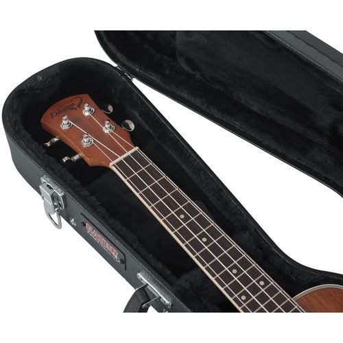  Gator Hard-Shell Wood Case for Concert-Style Ukulele