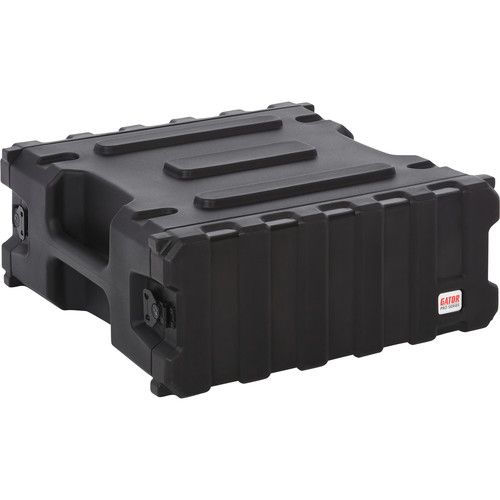  Gator G-PRO-4U-19 4-Space Rotationally Molded Rack Case