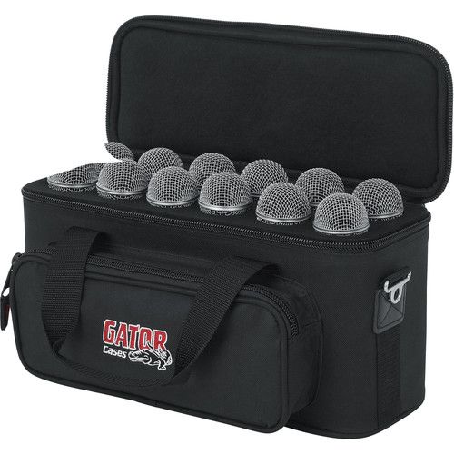  Gator GM-12B 12 Drop Mic Padded Bag - for up to 12 Microphones