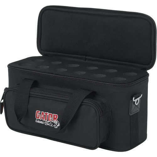  Gator GM-12B 12 Drop Mic Padded Bag - for up to 12 Microphones