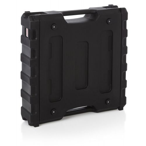  Gator Cases Pro Series Rotationally Molded 2U Rack Case with Standard 19 Depth; Made in USA (G-PRO-2U-19)