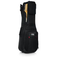 Gator Cases Pro-Go Ultimate Double Guitar Gig Bag; Holds (2) Electric Guitars (G-PG ELEX 2X)