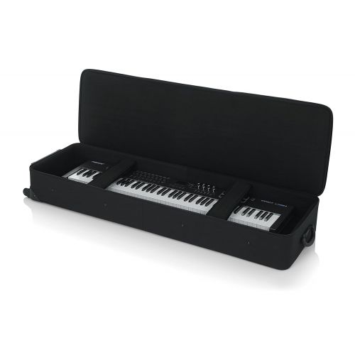  Gator Cases Lightweight Rolling Keyboard Case for 88 Note Keyboards and Electric Pianos (GK-88)