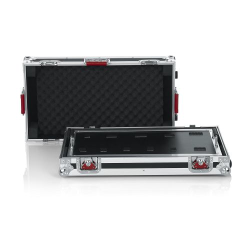  Gator Cases G-TOUR Series Gutiar Pedal board with ATA Road Case, Wheels and Pull Handle; Large: 24 x 11 (G-TOUR PEDALBOARD-LGW)