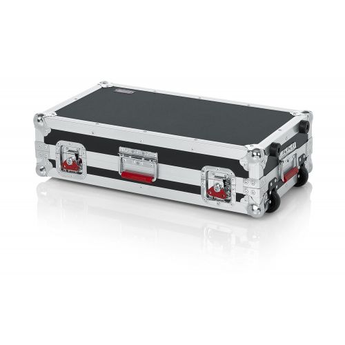  Gator Cases G-TOUR Series Gutiar Pedal board with ATA Road Case, Wheels and Pull Handle; Large: 24 x 11 (G-TOUR PEDALBOARD-LGW)