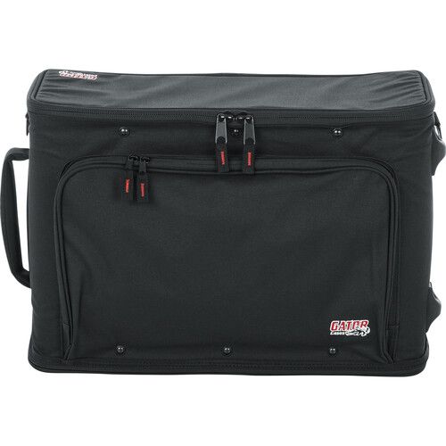  Gator 2U Lightweight Rolling Rack Bag (Black)