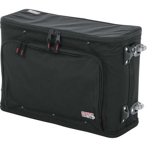  Gator 2U Lightweight Rolling Rack Bag (Black)